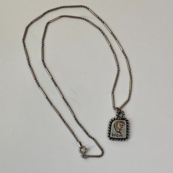 Chico's reversible silver pendant necklace - Picture 5 of 7